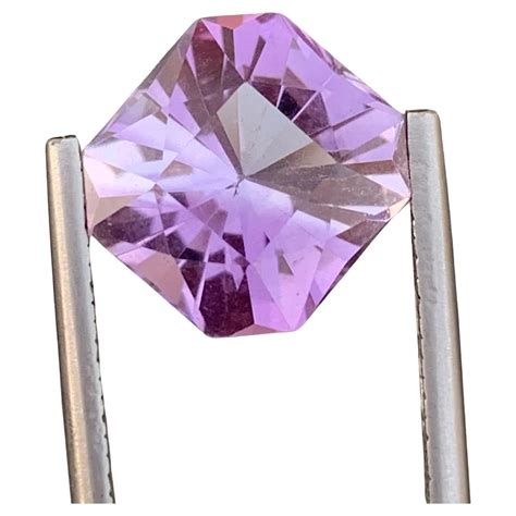 Carat Natural Loose Amethyst Octagon Shape Gem For Necklace