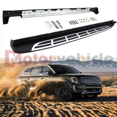 Us Stock Side Step For Kia Telluride Running Board Nerf Bar