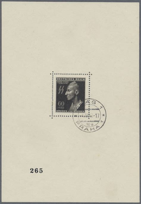 Stamp Auction Dt Besetzung Ii Wk B Hmen Und M Hren Auction