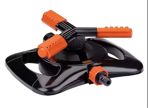 Black Decker Watersproeier Tuinsproeier Zwenksproeier 3 Armen