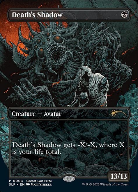 MTG Magic the Gathering Death's Shadow (8/11) Secret Lair Showdown NM ...