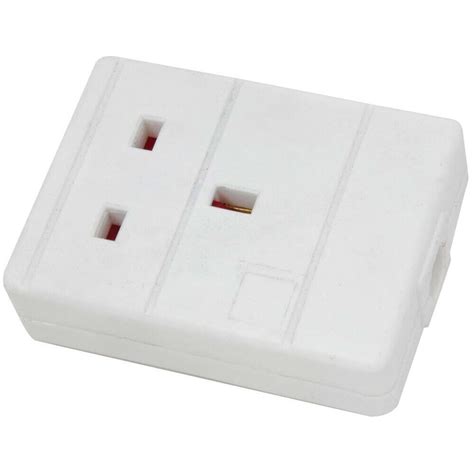 1 Gang Single Gang 13a Trailing Extension Socket White Artofit