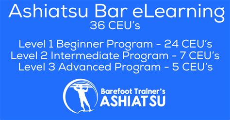 Ashiatsu Bar Certification | Barefoot Trainer's Ashiatsu