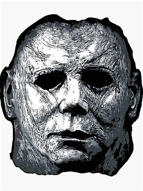 "Jason Voorhees Face| Perfect Gift| Jason Voorhees gift" Sticker for ...