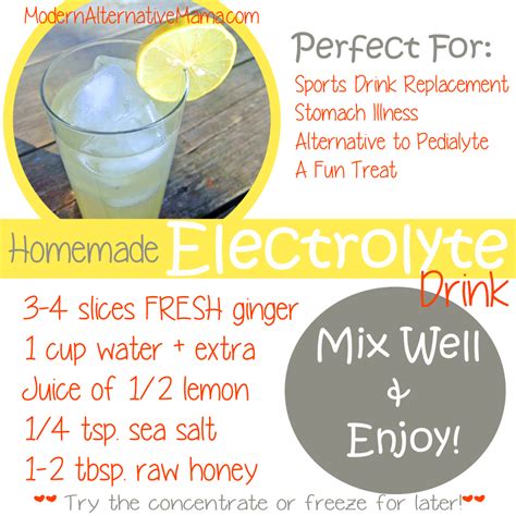 Homemade Electrolyte Solution Recipe Bryont Blog