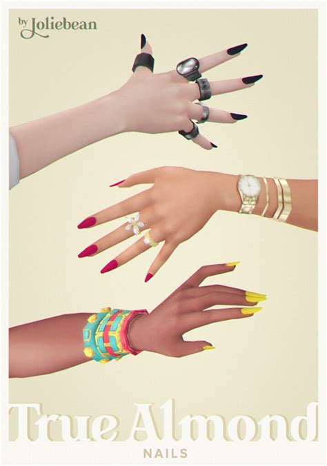 The Ultimate List Of Sims Nails Cc New Fingernail Polish Cc For The