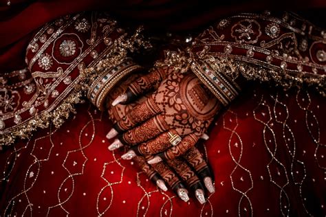 A Bride with Mehndi on Her Hands · Free Stock Photo