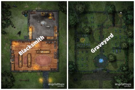 Camp Angela Maps Free Static And Animated Battle Maps For Dandd And