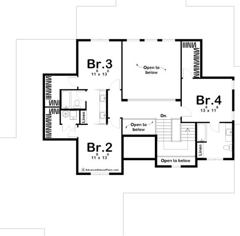 1.5 Story Craftsman Plan | Texas Hillside