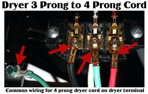 How To Wire 4 Prong Dryer Cord