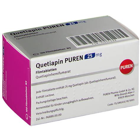 Quetiapin Puren Mg St Mit Dem E Rezept Kaufen Shop Apotheke