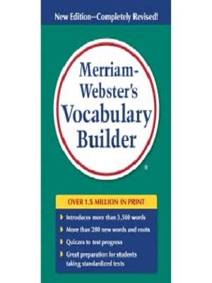 Amazon Merriam Webster S Vocabulary Builder Cornog Mary W Words