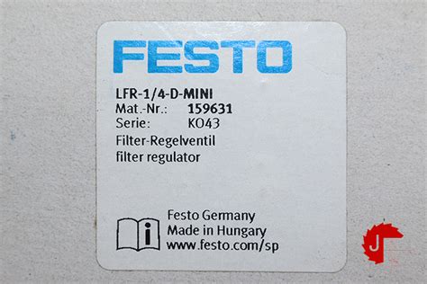 FESTO LFR 1 4 D MINI Filter Regulator 159631 Jordan Anwar Est