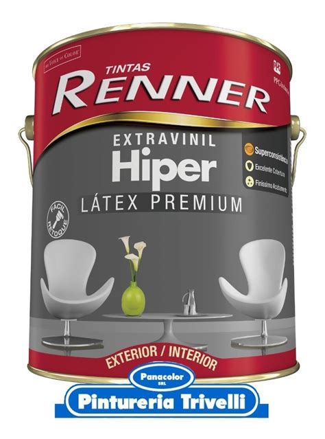 Pintura Latex Acrilico Premium Extravinil Hiper Lt Renner