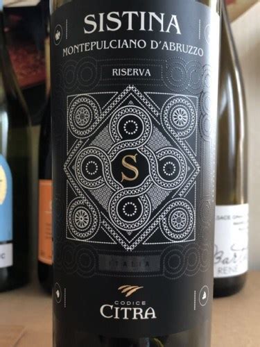 Citra Sistina Montepulciano d Abruzzo Riserva Vivino 日本