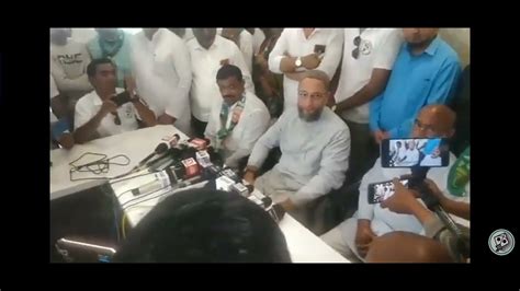 Karnataka Asaduddin Owaisi Press Conference At Bijapur Karnataka