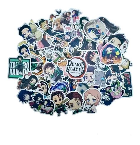 Cien Stickers De Anime De Kimetsu No Yaiba Demon Slayer Cuotas Sin Interés