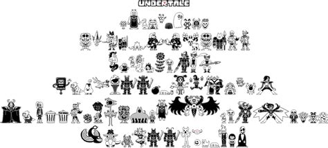 Undertale - All Characters Battle Sprites by Piggie2023 on DeviantArt