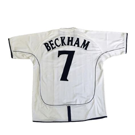 Vintage David Beckham England Jersey 2002 | Grailed