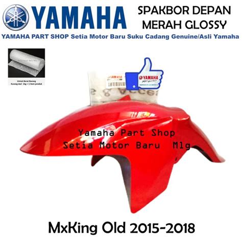 Jual Spakbor Slebor Depan Mxking Mx King Old Merah Glossy P3 Original