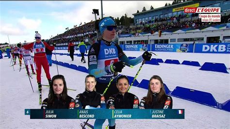 Biathlon Replay Relais Femmes D Oberhof Vid O Dailymotion