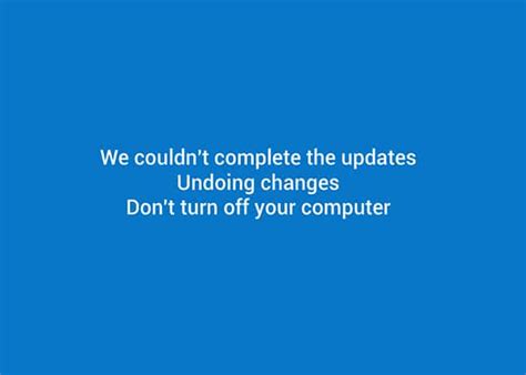 Fix We Couldnt Complete The Updates Undoing Changes Troubleshooter