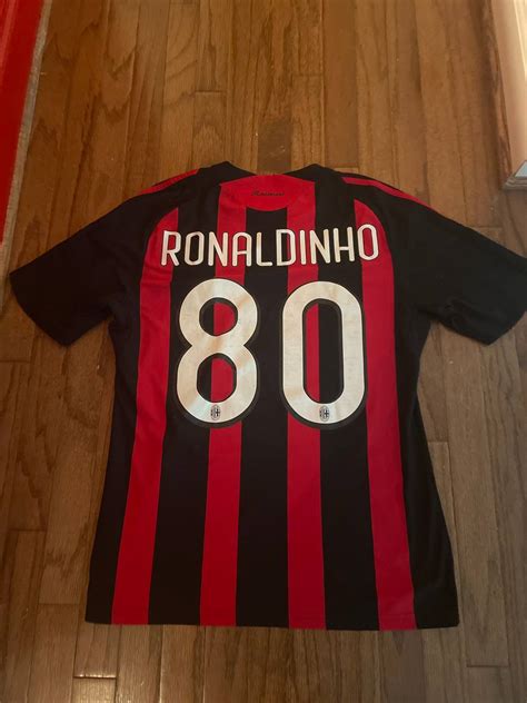 Adidas Ac Milan Ronaldinho jersey | Grailed