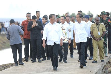 Jokowi Kunjungi Pertanian Modern Mentan Optimistis Merauke Jadi