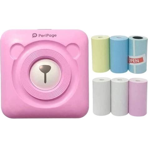 Mini Imprimante Photo Portable A6 PeriPage Pocket Imprimante Thermique