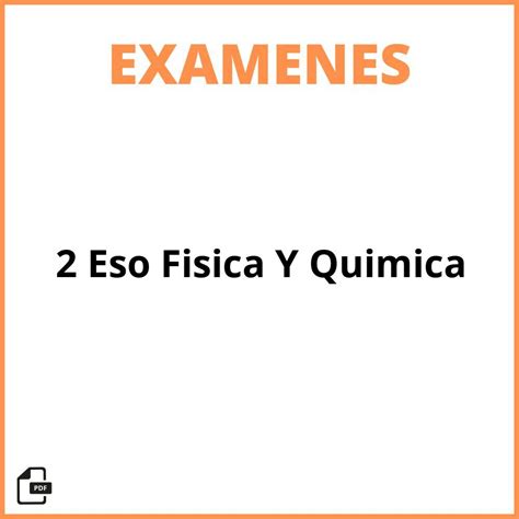 Examenes Solucionario F Sica Y Qu Mica Eso Sm Savia Pdf