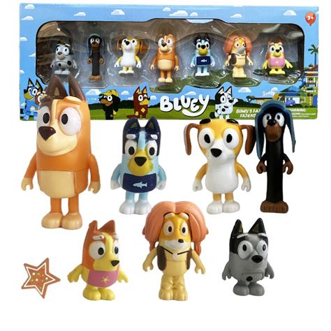 Zestaw Szt Figurek Bluey Bingo I Przyjaciele Bobo Toys Pl