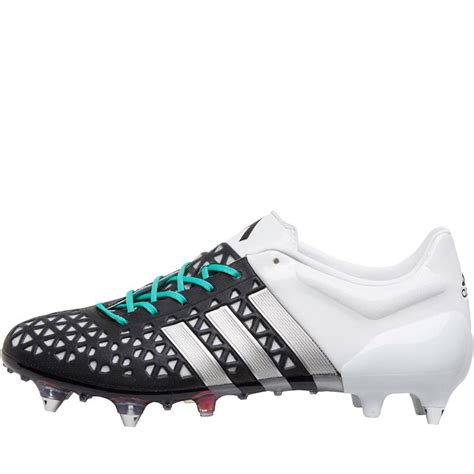 Buy Adidas Mens Ace Sg Football Boots Core Black Matte Silver White