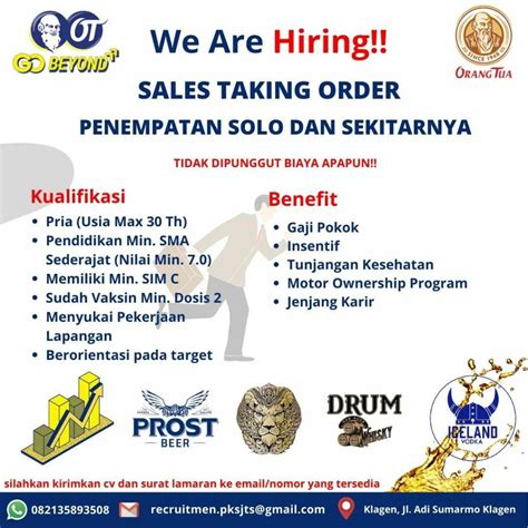 Lowongan Kerja Oktober 2022 Sales Orang Tua Group Di Solo INFO LOKER SOLO