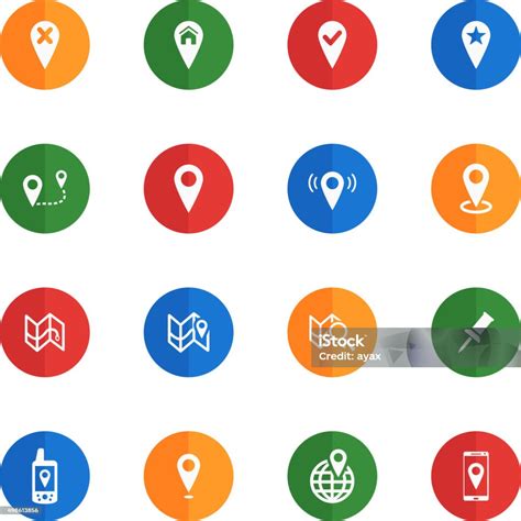 penunjuk  peta ilustrasi stok  gambar  arah