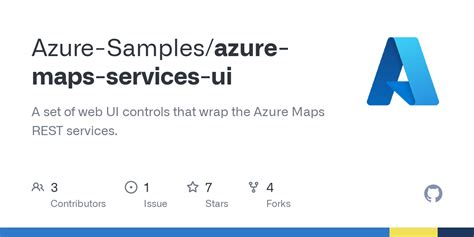 GitHub - Azure-Samples/azure-maps-services-ui: A set of web UI controls ...