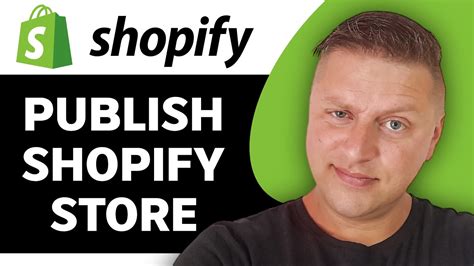 How To Publish Shopify Store Shopify Tutorial 2024 Youtube