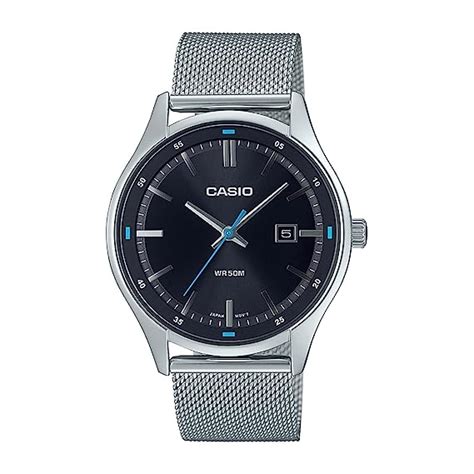 Buy Casio Enticer Men Analog Black Dial Watch Mtp E M Avdf At Amazon In