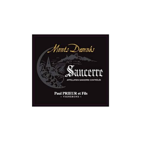 2020 Paul Prieur et Fils Sancerre Monts Damnés Medium Plus