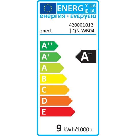 Ampoule LED Smart Wi Fi E27 9 W QNECT