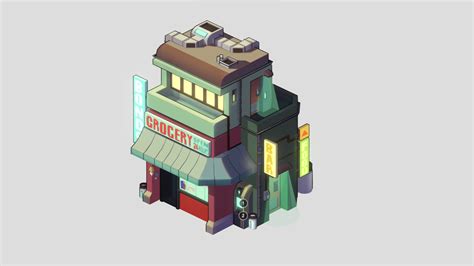 Artstation Sci Fi Grocery By Reference