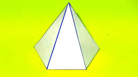 Como Hacer Una Pirámide Pentagonal Rápido Y Fácil Pentagonal Pyramid Youtube