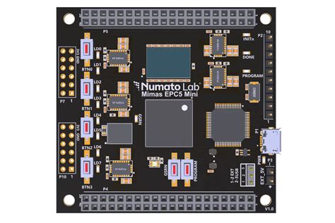 Mimas Ecp Mini Fpga Development Board Numato Lab