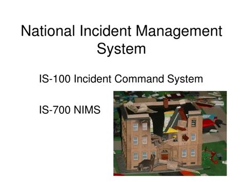 Ppt National Incident Management System Powerpoint Presentation Free