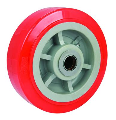 100mm Braked Swivel Plate Castor Nylon Wheel Partington Engineering