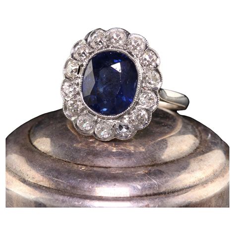 Edwardian Sapphire Engagement Rings