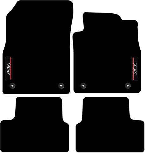 Carsio Tailored Carpet Car Floor Mats With Logo For Vauxhall Astra J