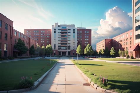 Premium AI Image | A photo of the campus of the university of memphis.