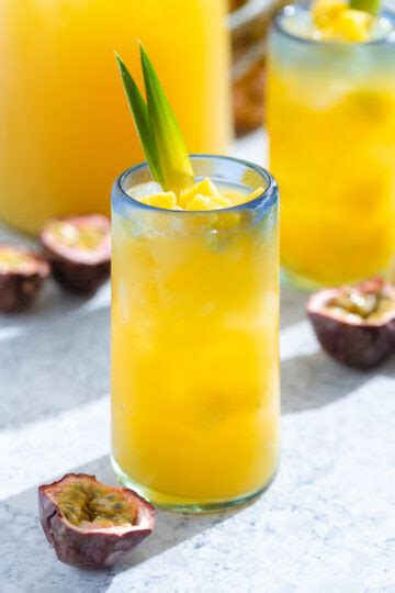 Pineapple Passion Fruit Lemonade The Healthful Ideas