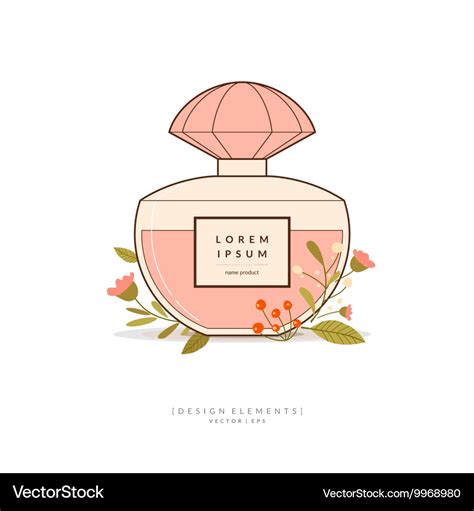 Perfume Bottle Label Template