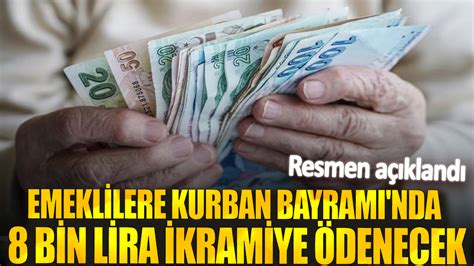 Emeklilere Kurban Bayram Nda Bin Lira Ikramiye Denecek Resmen